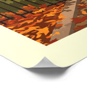 Vintag Pennsylvania Poster (Ecke)