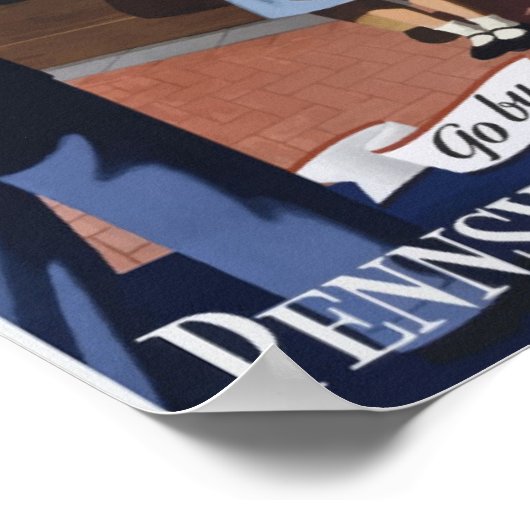 Vintag Pennsylvania Poster (Ecke)