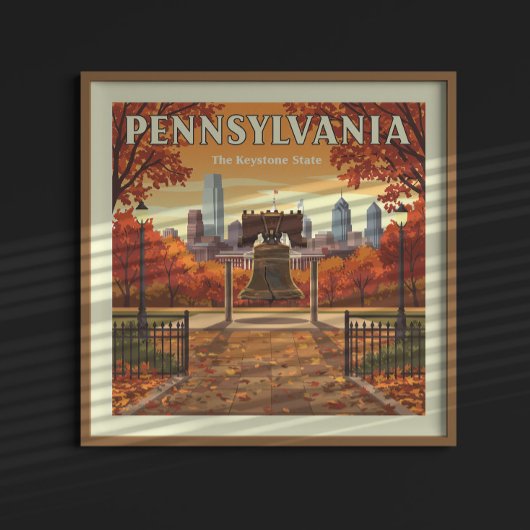 Vintag Pennsylvania Poster
