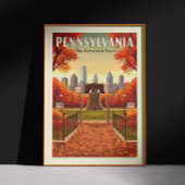Vintag Pennsylvania Poster