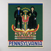 Vintag Pennsylvania Poster (Vorne)
