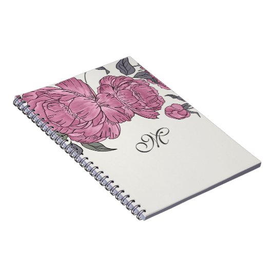 Vintag Peonies Journal Notizblock (Rechte Seite)