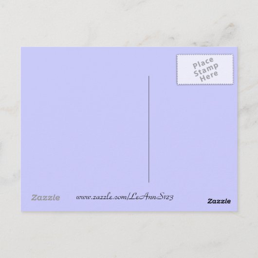 Vintag Peony Blume Muster Postkarte (Rückseite)