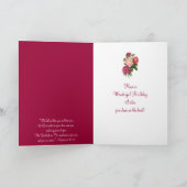 Vintag Peony Blume Sister Scripse Verse Karte (Innenseite)