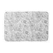 Vintag Peony Floral Muster Badematte (Vorderseite)