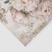 Vintag Peony Shabby Wallpaper Decoupage Seidenpapier (Ausschnitt)