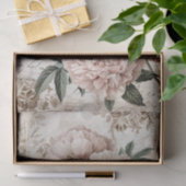 Vintag Peony Shabby Wallpaper Decoupage Seidenpapier (Geschenk)