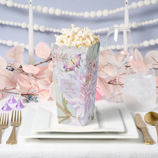 Vintag Peony Wedding Popcorn Geschenkschachtel (Hochzeit)