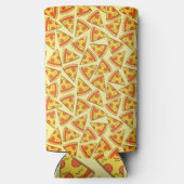 Vintag Pepperoni Pizza Slices Selters Dosenkühler (Rückseite)