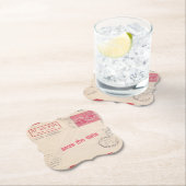 Vintag per Luftpost - Trinkküsten Untersetzer (Vor Ort)