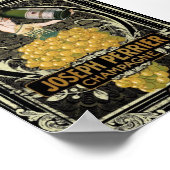 Vintag Perrier Champagne Poster (Ecke)