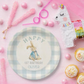 Vintag Peter der Kaninchen zum ersten Geburtstag Pappteller (Party)