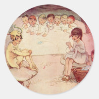 Vintag Peter Pan und Wendy Untergrund