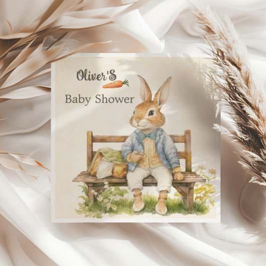 Vintag Peter Rabbit Baby Dusche Serviette