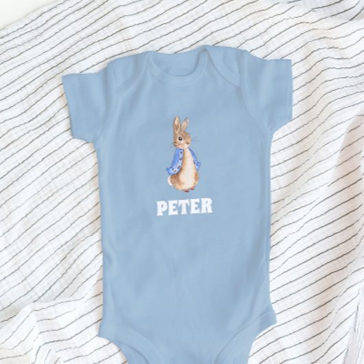 Vintag Peter Rabbit Beatrix Potter Name Baby Strampler