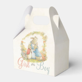 Vintag Peter The Rabbit Gender Reveal Boy Girl Geschenkschachtel