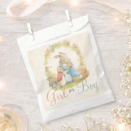 Vintag Peter The Rabbit Gender Reveal Boy Girl Geschenktütchen