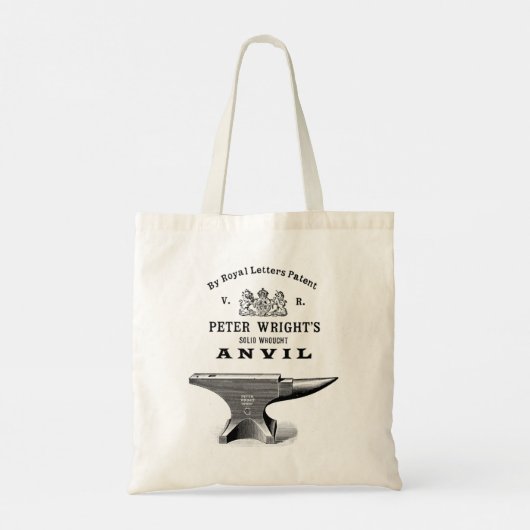 Vintag Peter Wright Anvil Blacksmithing Tragetasche (Rückseite)