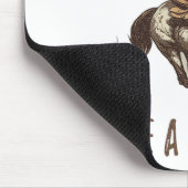 Vintag Pferd retten5 Mousepad (Ecke)