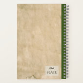 Vintag Pfirsiche Illustration Personalisiert Comp Notizblock (Rückseite)