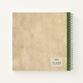 Vintag Pfirsiche Illustration Personalisiert Comp Notizblock (Rückseite)