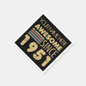 Vintag Phantastisch 1951 70. Geburtstag Serviette