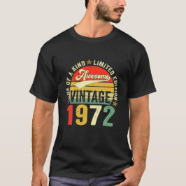 Vintag Phantastisch 50 Jahre alt 1972 50. Geburtst T-Shirt