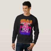 Vintag Phantastisch seit 1972 Retro Sweatshirt (Vorne ganz)