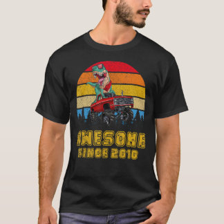 Vintag Phantastisch seit 2010 Rex Monster Truck 12 T-Shirt