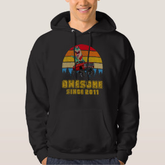 Vintag Phantastisch seit 2011 Rex Monster Truck 11 Hoodie
