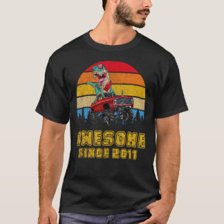 Vintag Phantastisch seit 2011 Rex Monster Truck 11 T-Shirt