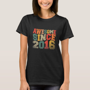 Vintag Phantastisch Seit 2016 Retro 6. Geburtstag T-Shirt