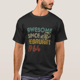 Vintag Phantastisch seit Februar 1964 58. Geburtst T-Shirt
