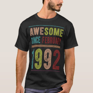 Vintag Phantastisch seit Februar 1992 für Männer F T-Shirt