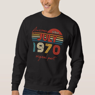 Vintag Phantastisch seit Juli 1970 Originalteil Sweatshirt