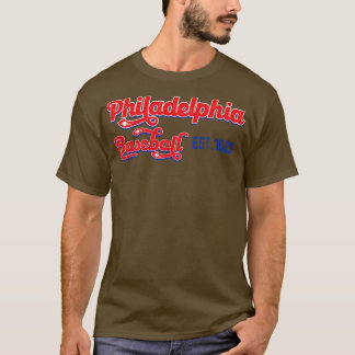 Vintag Philadelphia Baseball Est 1883 Baseball Lo T-Shirt