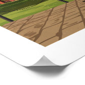 Vintag Philadelphia Pennsylvania Poster (Ecke)