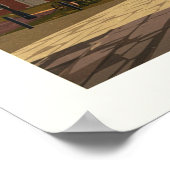 Vintag Philadelphia Pennsylvania Poster (Ecke)