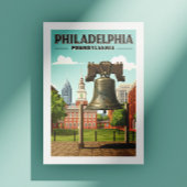 Vintag Philadelphia Pennsylvania Postkarte