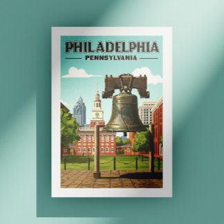 Vintag Philadelphia Pennsylvania Postkarte