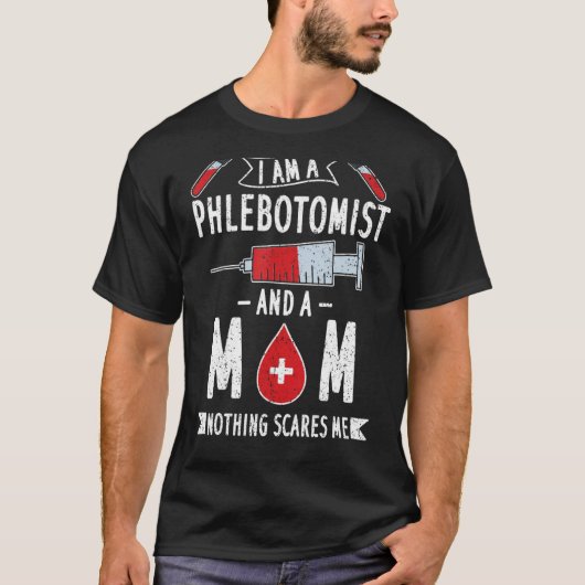 Vintag Phlebotomistin Ich bin Phlebotomist Nothing T-Shirt (Vorderseite)