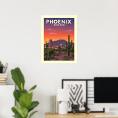 Vintag Phoenix Arizona Poster (Heimbüro)