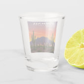 Vintag Phoenix Arizona Schnapsglas (Rückseite)
