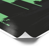 Vintag Phoenix Cityscape Poster (Ecke)