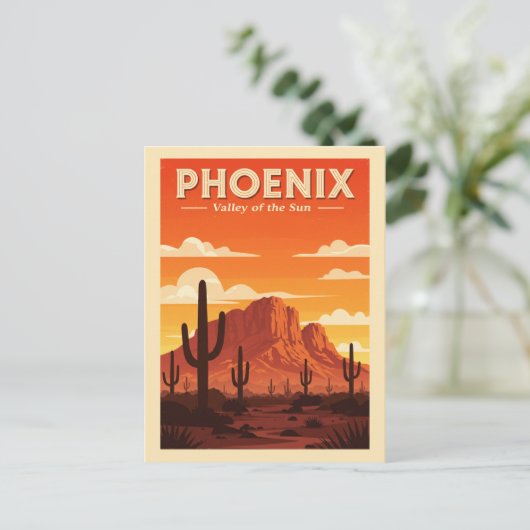Vintag Phoenix Postkarte (Stehend Vorderseite)