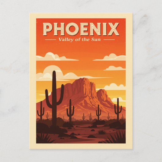 Vintag Phoenix Postkarte (Vorderseite)