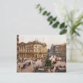 Vintag Piccadilly Circus London Postkarte (Stehend Vorderseite)