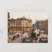 Vintag Piccadilly Circus London Postkarte (Vorne/Hinten)