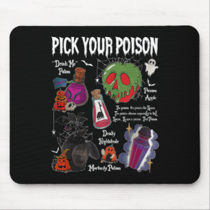 Vintag Pick Dein Gift Halloween-Party Spooky Mousepad