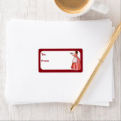 Vintag Pie Maker Adressaufkleber (Insitu)